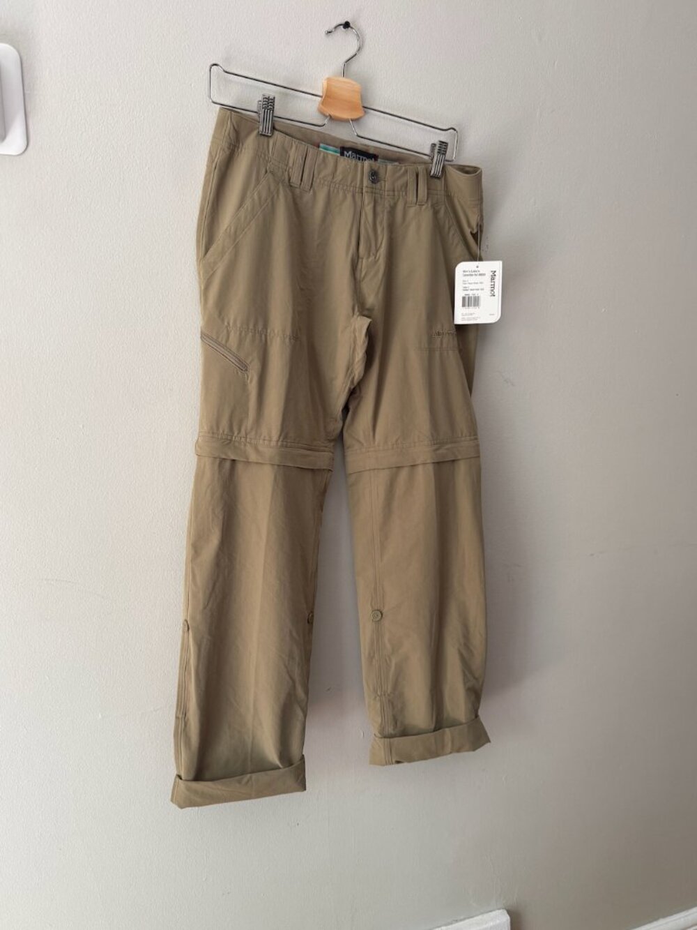 Marmot khaki with tags